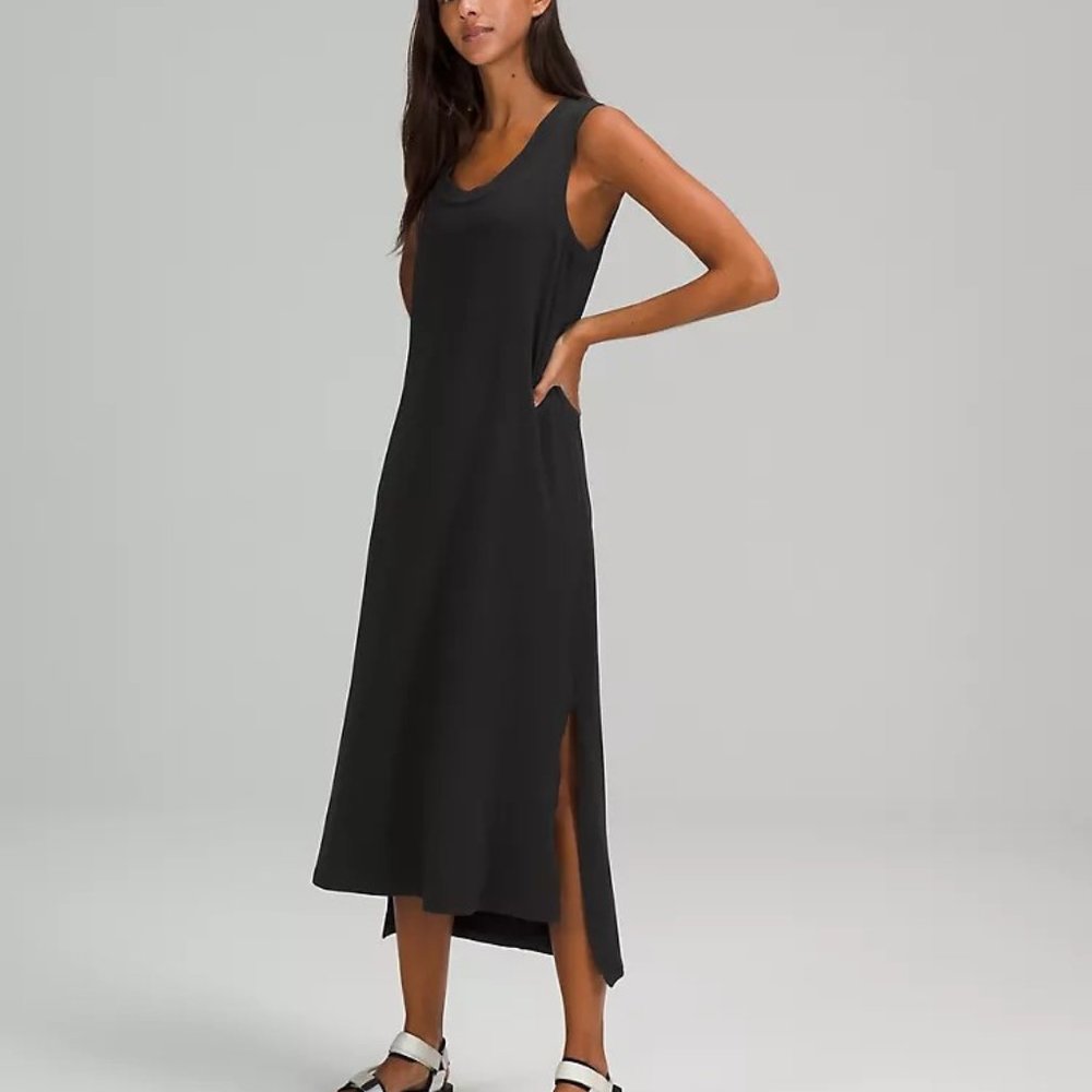 Lululemon All Yours Tank Maxi Dress in black